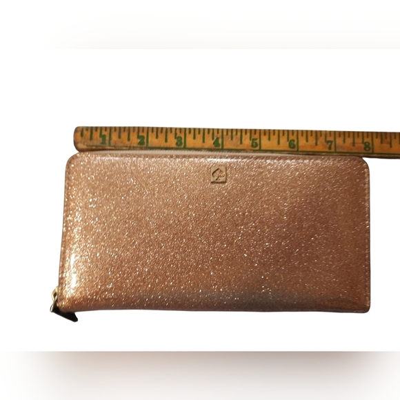 Kate Spade Wallet Gold Glitter Women's Clutch - Picture 2 of 16